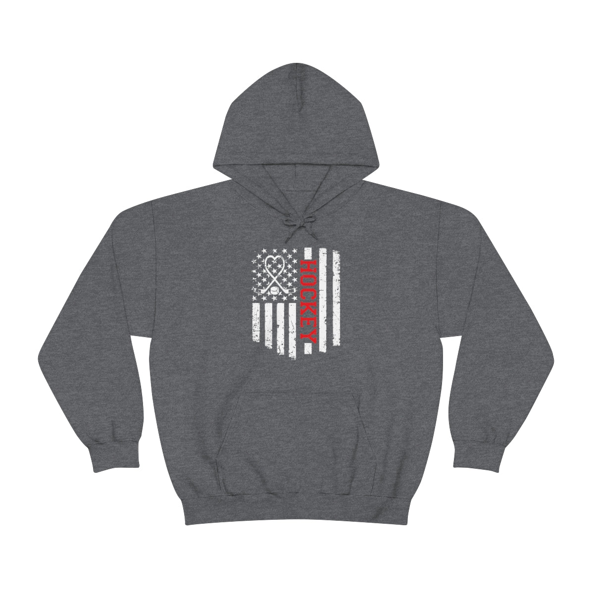 Hockey Flag Unisex Heavy Blend™ Hooded Sweatshirt