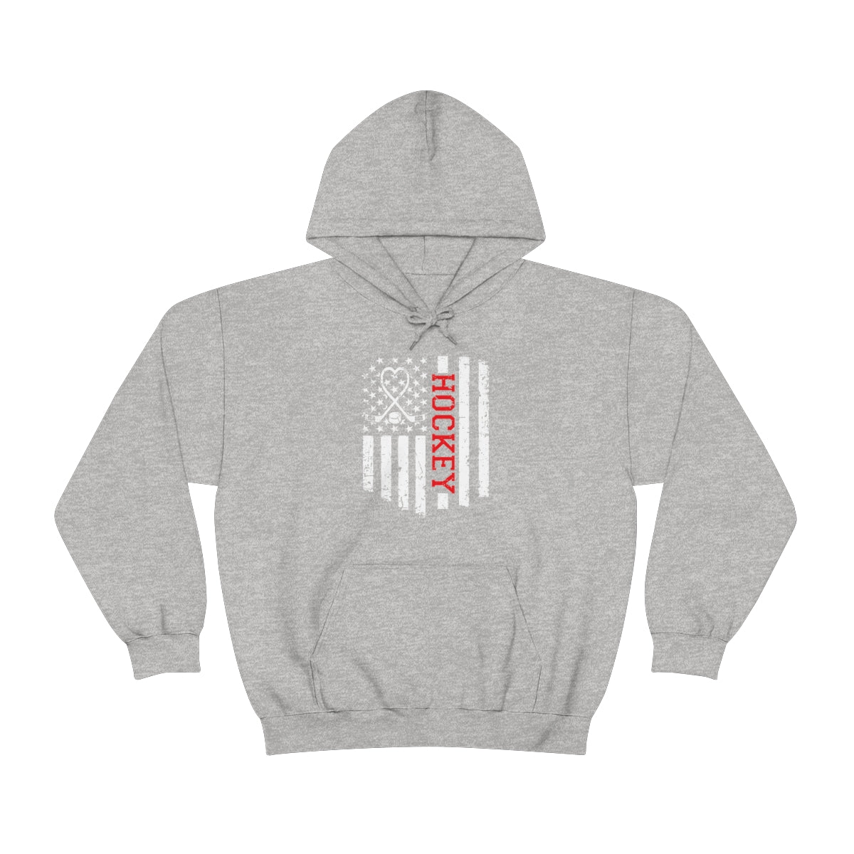 Hockey Flag Unisex Heavy Blend™ Hooded Sweatshirt