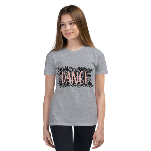 Dance Flowers Youth Short Sleeve T-Shirt