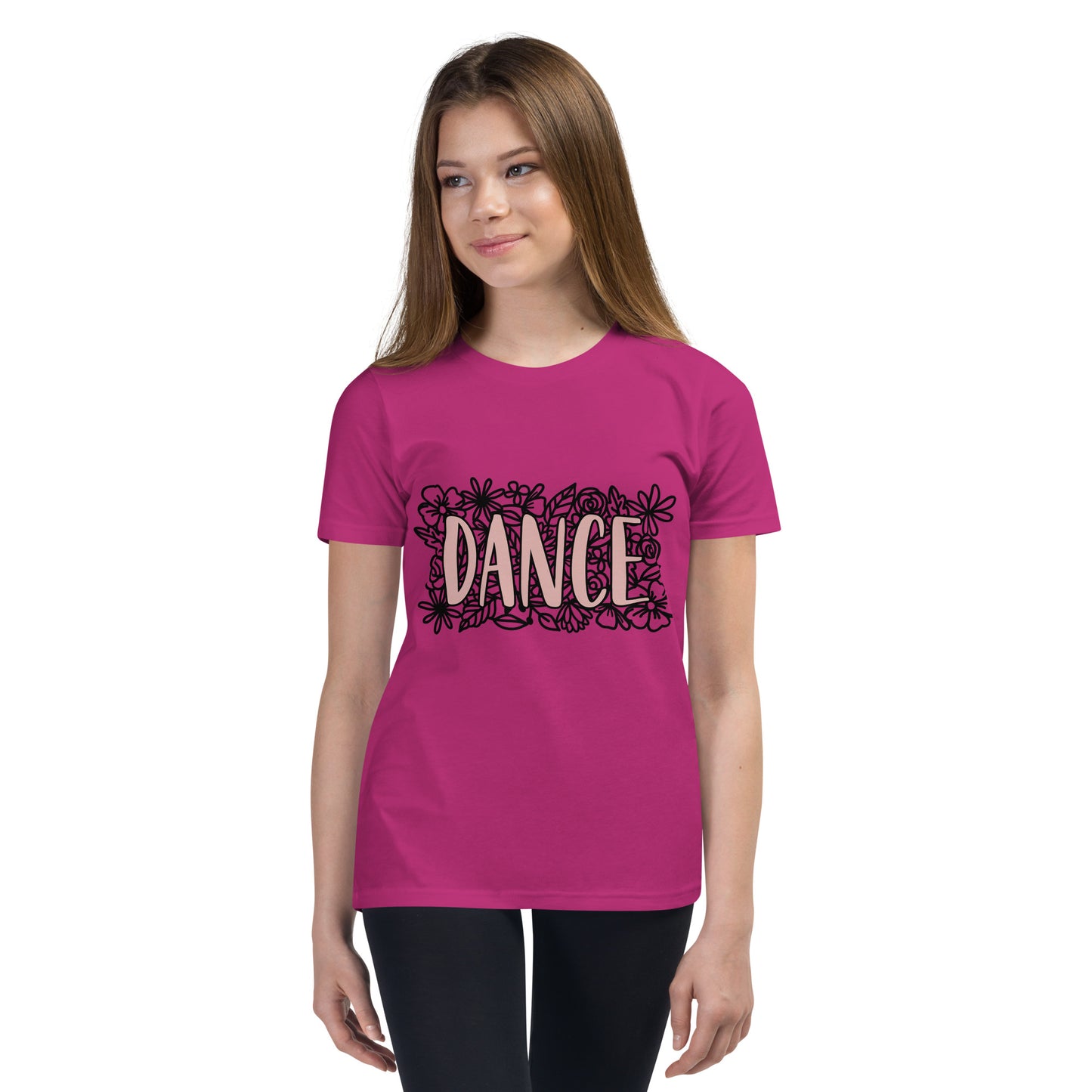 Dance Flowers Youth Short Sleeve T-Shirt