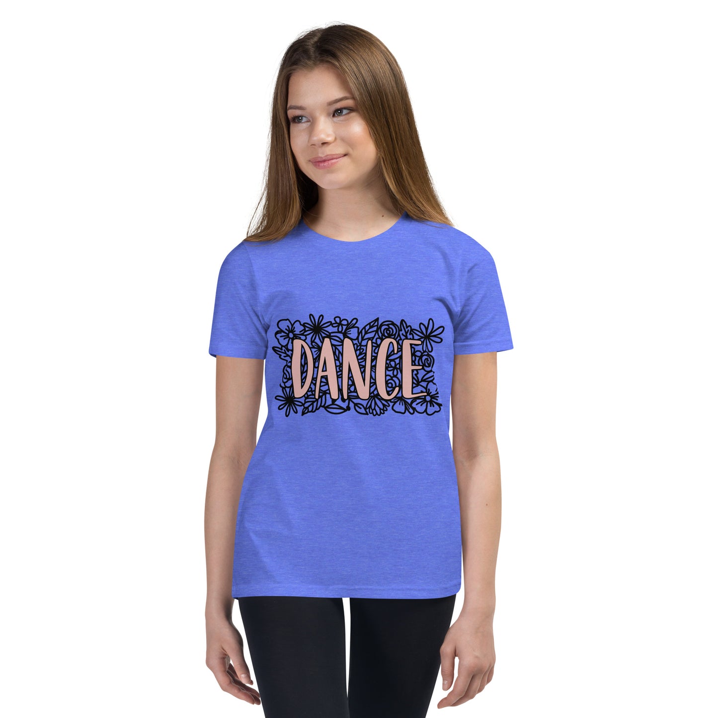 Dance Flowers Youth Short Sleeve T-Shirt