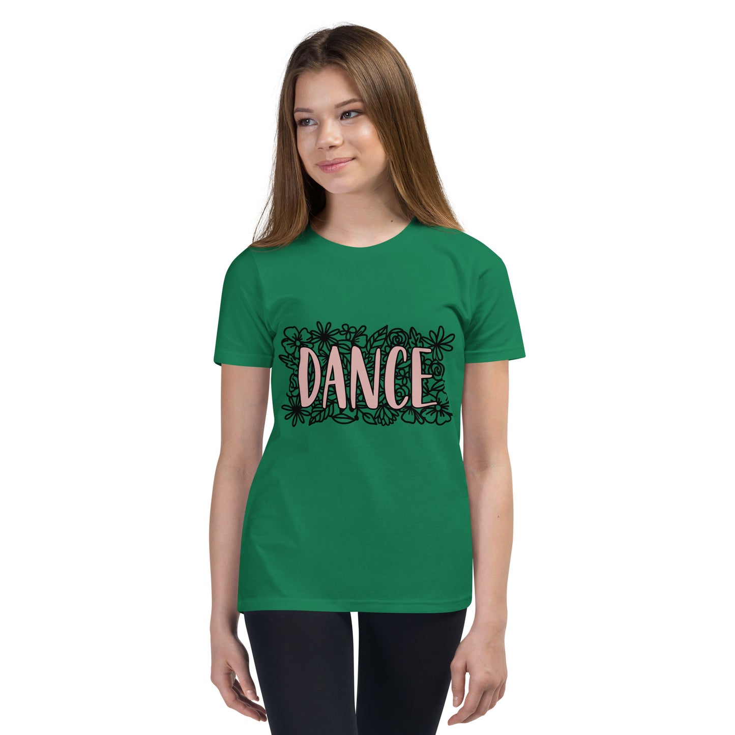 Dance Flowers Youth Short Sleeve T-Shirt