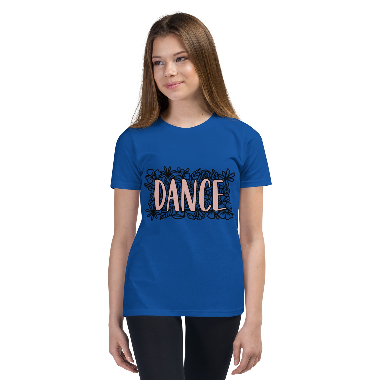 Dance Flowers Youth Short Sleeve T-Shirt