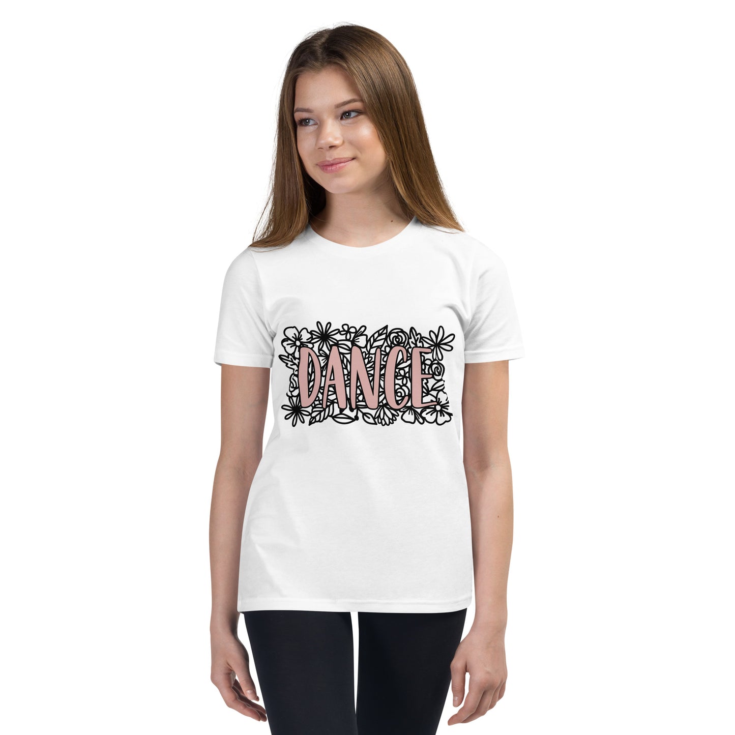 Dance Flowers Youth Short Sleeve T-Shirt